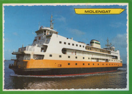 Delcampe - Nederland Harlingen MS Molengat Veerboot Waddenzee Passagiersvervoer #SCF857 - Texel