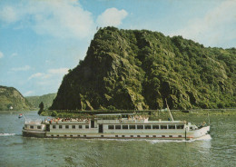 Delcampe - Deutschland Loreley Rheintal Felsen Hotelschiff Tremella Rhein Unposted #SCF826 - Loreley