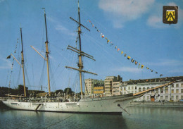 Delcampe - België Ostend Oostende West Vlaanderen Zeilschip Mercator In De Haven #SCF794 - Oostende