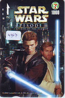 Delcampe - Carte Prépayée Japon * CINEMA * FILM * STAR WARS STARWARS (4307) Japan Movie Prepaid Card * KINO Karte - Cinema