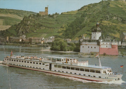 Delcampe - Deutschland Kaub Rheinland Pfalz Moezelstar III Rhein Burgen Landschaft #SCF766 - Kaub