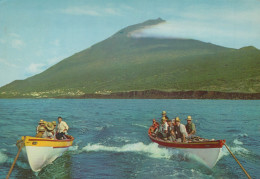 Delcampe - Portugal Horta Açores Faial Paisagem Montanha Pico Caça À Baleia #SCF738 - Andere & Zonder Classificatie