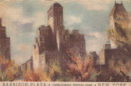 Delcampe - USA New York United States Barbizon Plaza Hotel Central Park Unposted #SCF723 - Central Park