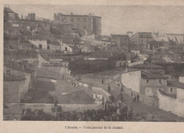 Delcampe - ESPAÑA Cáceres Vista Ciudad Antigua Arquitectura Histórica Unposted #SCF688 - Cáceres