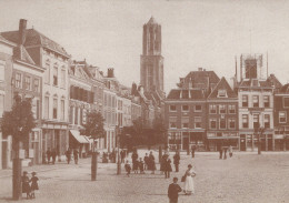 Delcampe - Nederland Utrecht De Neude Plein Stadsgezicht Met Domtoren Unposted #SCF680 - Utrecht