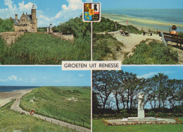 Delcampe - Nederland Renesse Ansicht Slot Moermond Strand Duinen Monument #SCF645 - Renesse