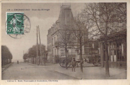 Delcampe - 50 - CHERBOURG - Rue Du Rivage - Attelage - Cheval - Edit. Ratti 1908 - Cherbourg