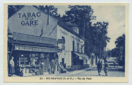 Delcampe - Ris Orangis, Rue Du Pont (Tabac De La Gare, Au Bon Pêcheur, Tout Pour La Pêche) - Ris Orangis