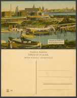 Delcampe - Argentina Old Postcard Rosario De Santa Fe Parade De Remolcadores, Boats Harbour - Argentinien