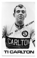 Delcampe - CARTE CYCLISME TREVOR BULL TEAM CARLTON 1971 ( FORMAT 8,5 X 14 ) - Radsport