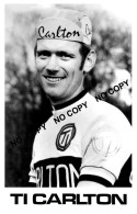 Delcampe - CARTE CYCLISME JOHN ATKINS TEAM CARLTON 1971 ( FORMAT 8,5 X 14 ) - Radsport