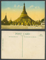 Delcampe - Burma Old Colour Postcard Shwe Dagon Pagoda Rangoon Temple Pagodas Temples No. 7 - Myanmar (Burma)