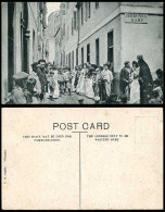 Delcampe - Gibraltar Old Postcard SERRUYA'S RAMP Street Scene Men Women Children Little Boy - Gibraltar