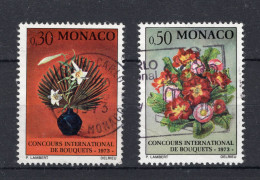Delcampe - MONACO Yt. 897/898° Gestempeld 1972 - Oblitérés