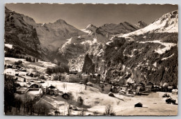 Delcampe - Wengen Breithorn Tschingelhorn Gspaltenhorn Carte Postale Postcard - Wengen