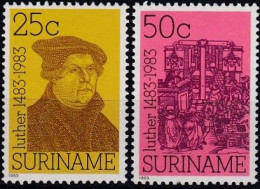 Delcampe - 500th Anniversary Of The Birth Of Martin Luther - 1983 - MNH - Surinam