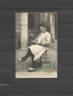 Delcampe - CPA TYPE METIERS LE TEILLEUR DE CHANVRES.ANCIEN COSTUME BRESSAN. - Kunsthandwerk