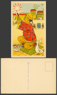 Delcampe - China Art Old Postcard Kai Lin Chinese Boy Lighting Firecracker Sedan Chair Bird - China