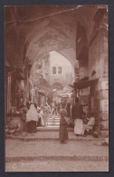 Delcampe - Vintage Postcard Israel JerusalemMoorish Street Market Scene Holy Land - Israel