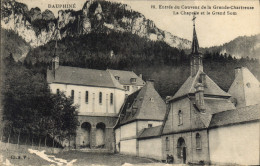 Delcampe - CPA Entree Du Couvent De La Grande Chartreuse La Chapelle Et Le Grand Som - Chartreuse