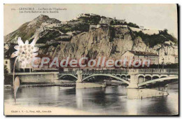 Delcampe - CPA Grenoble Le Pont De I'Esplanade Les Forts Rabot Bastille - Grenoble