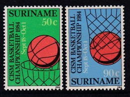 Delcampe - Military Sports Council Basketball Championship - 1984 - MNH - Surinam