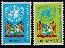 Delcampe - 40th Anniversary Of The United Nations - 1985 - MNH - Surinam