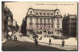 Delcampe - CPA Banque Caisse D'Epargne La Rue Vital Carles Bordeaux - Banken