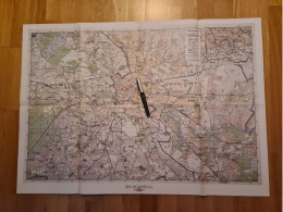 Delcampe - Straßenübersichtsplan Von Berlin, DDR, VEB Landkartenverlag, 55 X 85 Cm, Reprint, Zeitreise Durch Berlin, Nr. 8 - Wegenkaarten