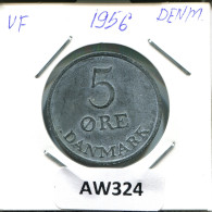 Delcampe - 5 ORE 1956 DANEMARK DENMARK Münze #AW324 - Danemark