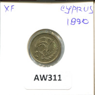 Delcampe - 1 CENT 1990 CYPRUS Coin #AW311 - Chipre