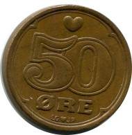 Delcampe - 50 ORE 1990 DENMARK Coin Margrethe II #AX394 - Danemark