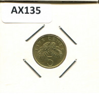 Delcampe - 5 CENTS 1995 SINGAPORE Coin #AX135 - Singapour