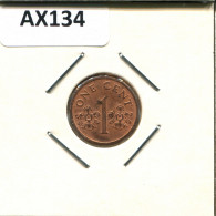 Delcampe - 1 CENT 1994 SINGAPUR SINGAPORE Münze #AX134 - Singapour
