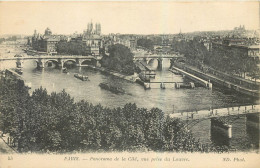 Delcampe - CPA Paris Panorama De La Cite Vue Prise Du Louvre - Louvre