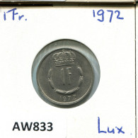 Delcampe - 1 FRANC 1971 LUXEMBURG LUXEMBOURG Münze #AW833 - Luxembourg