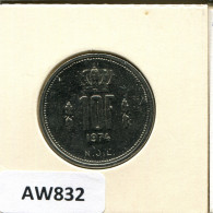 Delcampe - 10 FRANCS 1974 LUXEMBOURG Pièce #AW832 - Luxembourg