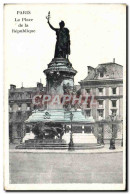 Delcampe - CPA Paris La Place De La Republique Lion - Plätze