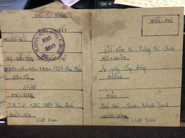 Delcampe - SOUTH VIET NAM Envelope Vintage Military Documents From The Pre-1975 Saigon Regime; Bearing Signatures And Official Stam - Documents