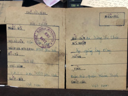 Delcampe - SOUTH VIET NAM Envelope Vintage Military Documents From The Pre-1975 Saigon Regime; Bearing Signatures And Official Stam - Documents