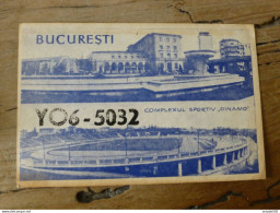 Delcampe - BUCURESTI, Complexul Sportiv Dinamo, QSL Postcard  ........... G-1782 - Rumänien