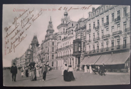 Delcampe - Ostende OOSTENDE LA DIGUE ZEEDIJK 1906 - Oostende