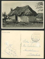 Delcampe - CURACAO N.W.I. Old Real Photo Postcard - Native Cottage - Curaçao