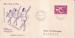 Delcampe - Finland 1959 Gymnastics FDC - Autres & Non Classés