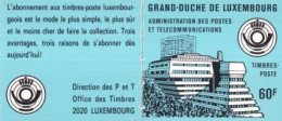 Delcampe - SA32j Luxembourg 1986 Robert Schumann, Telecommunications Mint Booklet - Autres & Non Classés