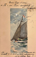 Delcampe - Cartolina TRIESTE Austroungarica 1903 - Banken