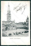 Delcampe - Modena Città Mercato PIEGHE Cartolina KV6464 - Modena