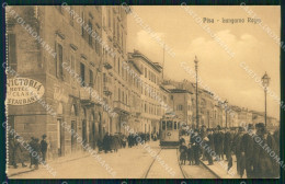 Delcampe - Pisa Città Lungarno Regio Tram Cartolina WX1179 - Pisa