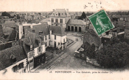 Delcampe - CPA - PONTORSON - Vue Générale, Prise Du Clocher - Edition E.Le Deley - Pontorson