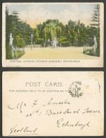 Delcampe - Australia 1905 Old UB Postcard Melbourne Central Avenue, Fitzroy Gardens, Street - Autres & Non Classés